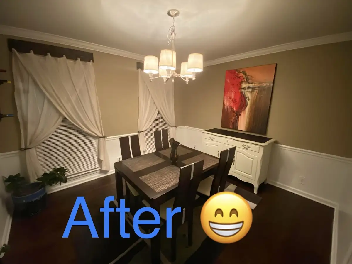 Professional dining room restoration after water damage in Flower Hill